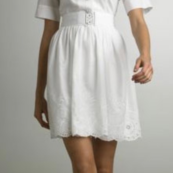ELIE TAHARI KIMBERLY SHIRT DRESS - 4 - Picture 6 of 8